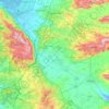 Conseil régional de la vallée de Jezreel topographic map, elevation, terrain