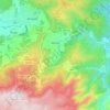 Moldes topographic map, elevation, terrain