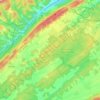 Halfmoon Township topographic map, elevation, terrain
