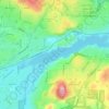 Oswego Lake topographic map, elevation, terrain