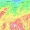 Midlothian topographic map, elevation, terrain