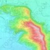 Sambirejo topographic map, elevation, terrain