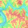North Versailles topographic map, elevation, terrain