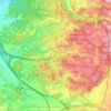 Modiin-Maccabim-Reut topographic map, elevation, terrain