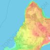 Dededo Municipality topographic map, elevation, terrain
