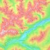 Zams topographic map, elevation, terrain