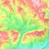 Bucelas topographic map, elevation, terrain
