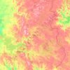 Kainuu topographic map, elevation, terrain