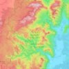 Parque Nacional Guaricana topographic map, elevation, terrain