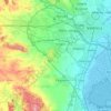 Huerta Sur topographic map, elevation, terrain