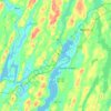 Newcastle topographic map, elevation, terrain