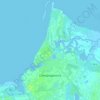 Северодвинск topographic map, elevation, terrain
