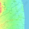 Mayiladuthurai topographic map, elevation, terrain