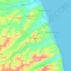 Fermo topographic map, elevation, terrain