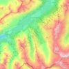 Sils im Engadin/Segl topographic map, elevation, terrain