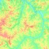Carlinda topographic map, elevation, terrain