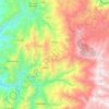 Pácora topographic map, elevation, terrain