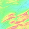 M'Zizel topographic map, elevation, terrain
