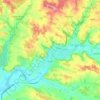 Eymet topographic map, elevation, terrain