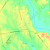 Houston topographic map, elevation, terrain