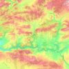 Nallıhan topographic map, elevation, terrain