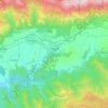 Pirdop topographic map, elevation, terrain
