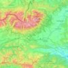 okres Poprad topographic map, elevation, terrain