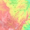 昔阳县 topographic map, elevation, terrain
