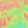 Bezirk Murau topographic map, elevation, terrain