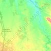Ribera del Fresno topographic map, elevation, terrain