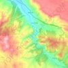 Villafeliche topographic map, elevation, terrain