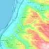 Ghaziyeh topographic map, elevation, terrain