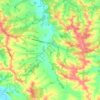 Dému topographic map, elevation, terrain