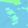остров Гирвас topographic map, elevation, terrain