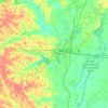 Ouachita Parish topographic map, elevation, terrain