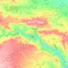 Dos Aguas topographic map, elevation, terrain