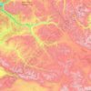 Саратанское сельское поселение topographic map, elevation, terrain