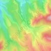 Қотырбұлақ topographic map, elevation, terrain