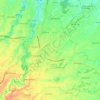 Cileungsi topographic map, elevation, terrain