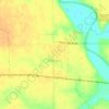 Kangley topographic map, elevation, terrain