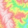 Chilcas topographic map, elevation, terrain