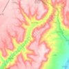Alhóndiga topographic map, elevation, terrain