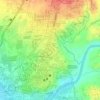 Kumintang Ilaya topographic map, elevation, terrain