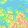 Vestnes topographic map, elevation, terrain