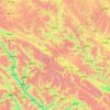 སྡེ་དགེ་རྫོང་ 德格县 topographic map, elevation, terrain