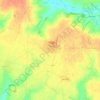 Bernes topographic map, elevation, terrain