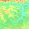 Lopatyn Settlement Hromada topographic map, elevation, terrain