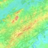Morristown topographic map, elevation, terrain