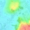 Woodeaton topographic map, elevation, terrain