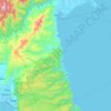 Real topographic map, elevation, terrain